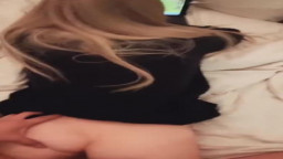 Petite Blonde getting Fucked while Playing RuneScape