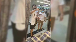 Armed mob attack citizen at Yuen Long MTR station, Hong Kong.