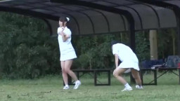 Abused Japanese Girls when they Pee Open Field