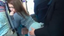 Japanese OL fucked in public transport