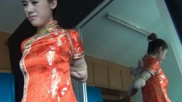 Chinese girl in qipao