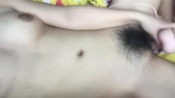 Young Hong Kong slut always need to fill her pussy